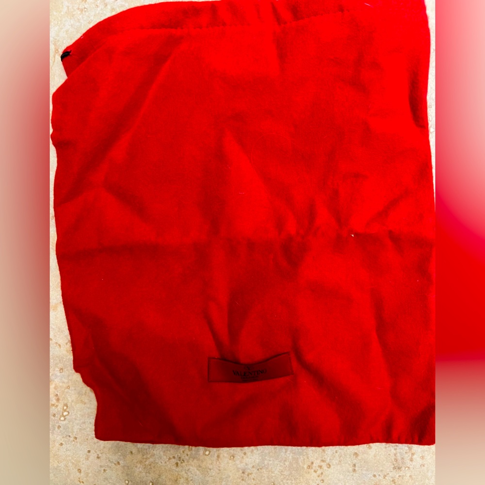 Valentino felt dust bag for shoes or purse